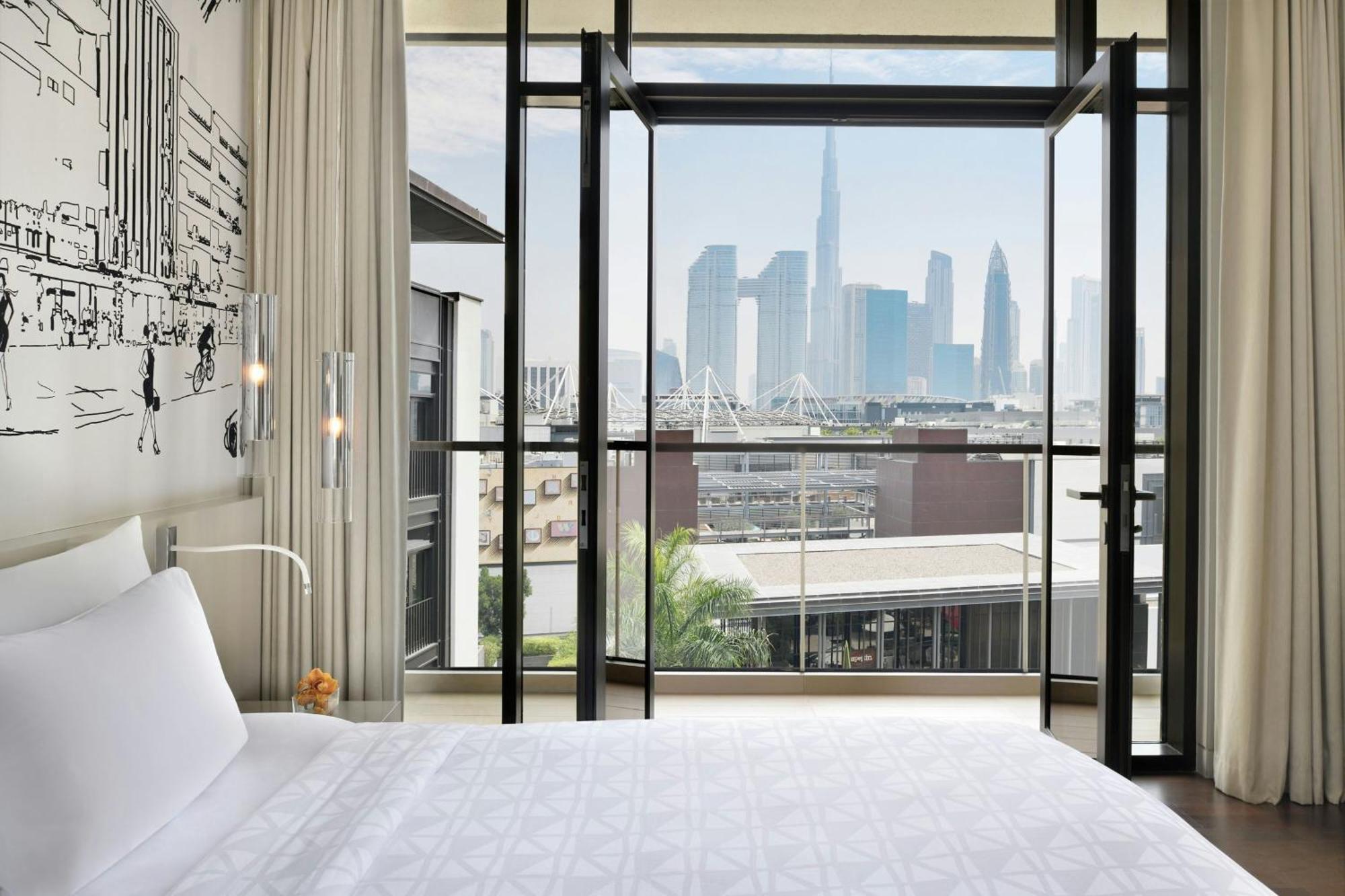 La Ville Hotel & Suites City Walk Dubai, Autograph Collection Exterior foto A guest room at the West Hollywood hotel